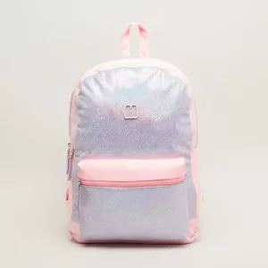 MARSHMALLOW Sparkly Violet Glitter Finished Backpack