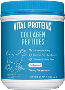 Vital Proteins, Collagen Peptides, Unflavored, 20 Oz (567 G)