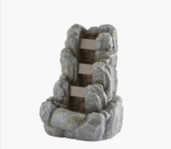 Rubble Decorative Indoor Fountain with LED - decorating home