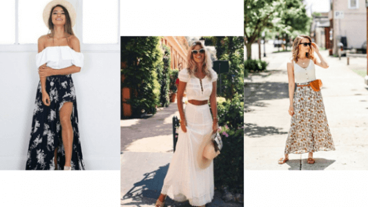 Maxi Skirts in Summer Trends in CouponCodesMe
