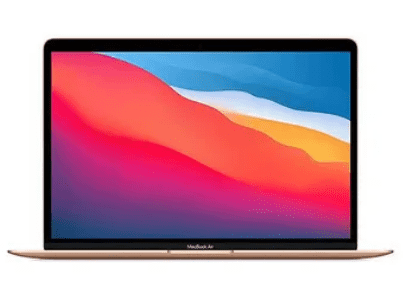 Macbook Air 13" Display, Apple M1 Chip with 8-Core Processor and 8-core Graphics / 8GB RAM / 512GB SSD / macOS