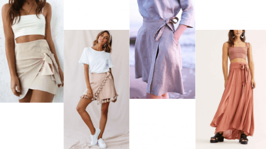 Wrap skirts for summer outfitsCouponCodesMe