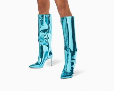 SCHUTZ Mary Up Boots in Patent Leather